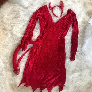 HALLOWEEN devil dress